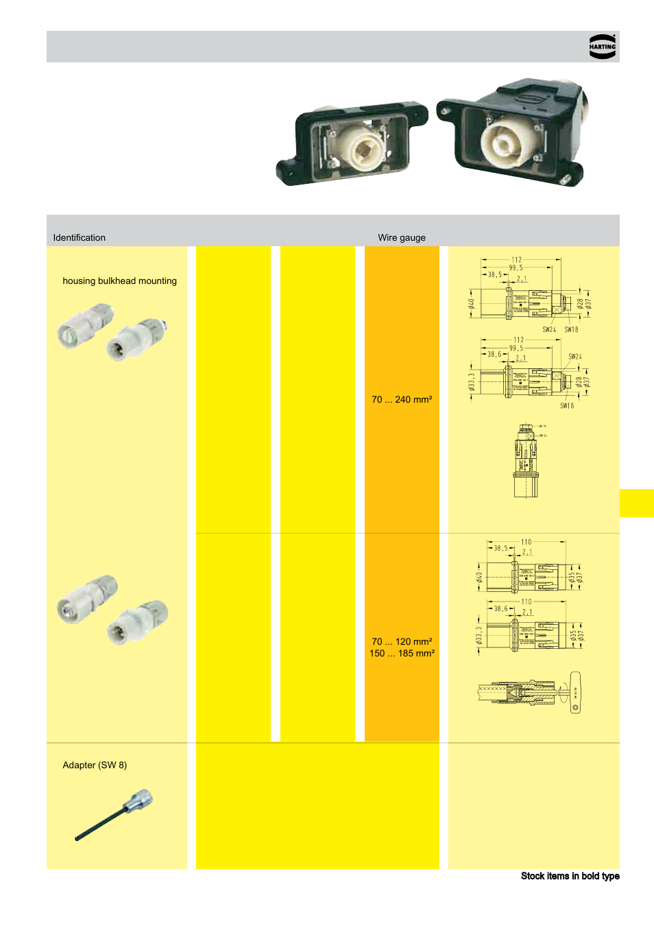 Hc modular 650, Modular high current connector system | Northern Connectors Harting HAN Industrial Rectangular Connectors User Manual | Page 248 / 536