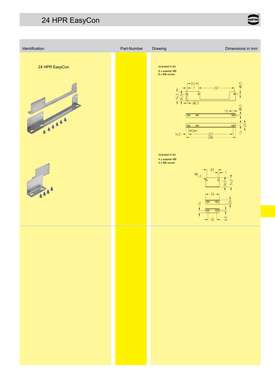 24 hpr easycon | Northern Connectors Harting HAN Industrial Rectangular Connectors User Manual | Page 260 / 536