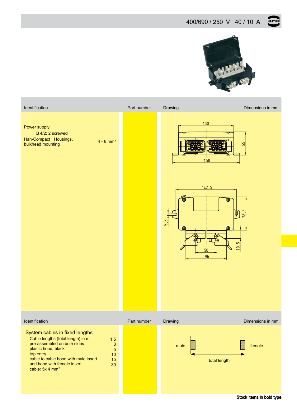 15 . 05 han-power | Northern Connectors Harting HAN Industrial Rectangular Connectors User Manual | Page 270 / 536