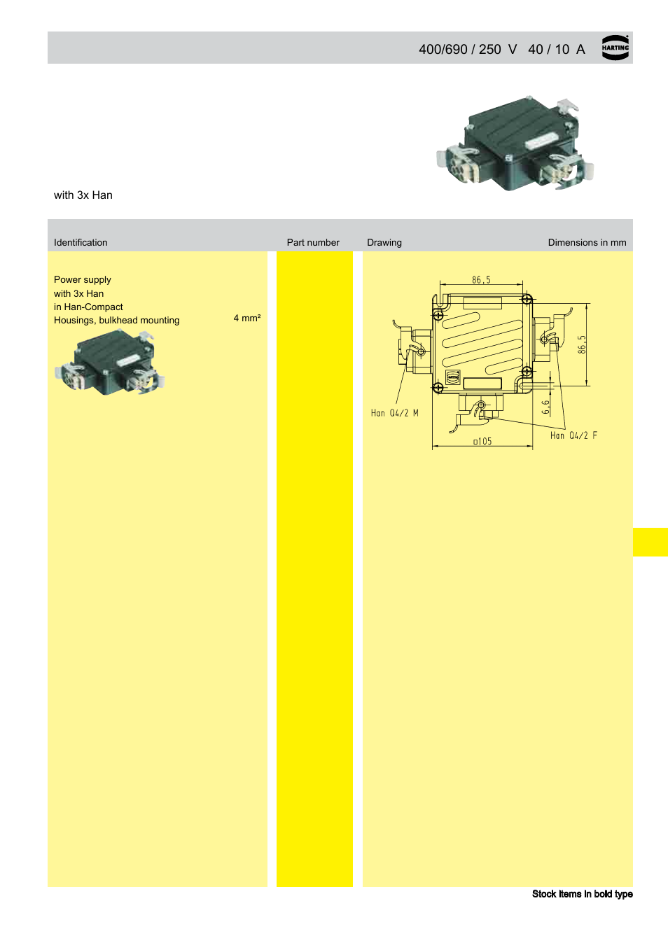 15 . 19 han-power | Northern Connectors Harting HAN Industrial Rectangular Connectors User Manual | Page 284 / 536