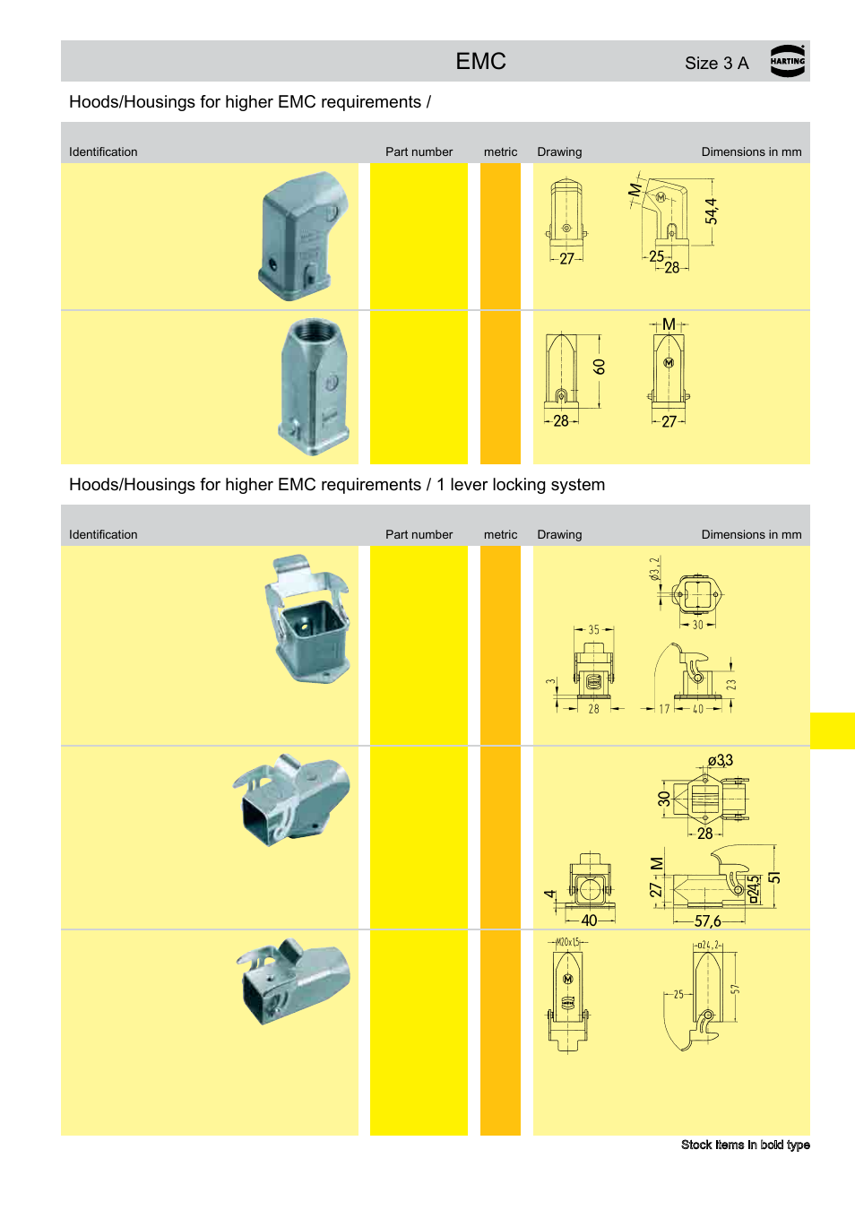 Hoods/housings han | Northern Connectors Harting HAN Industrial Rectangular Connectors User Manual | Page 314 / 536