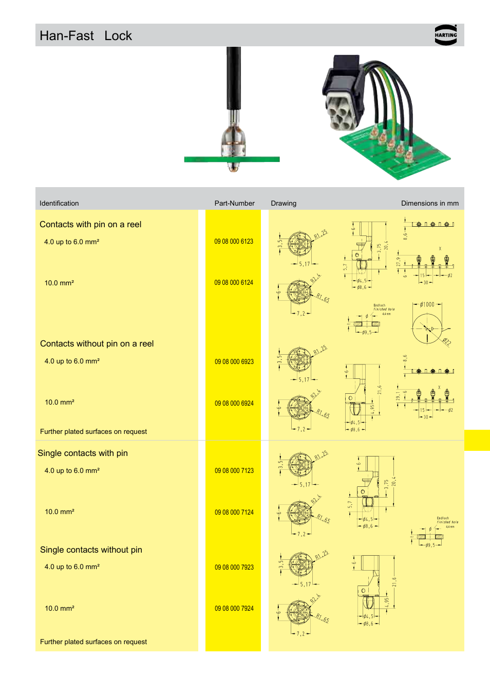Han-fast, Lock | Northern Connectors Harting HAN Industrial Rectangular Connectors User Manual | Page 320 / 536