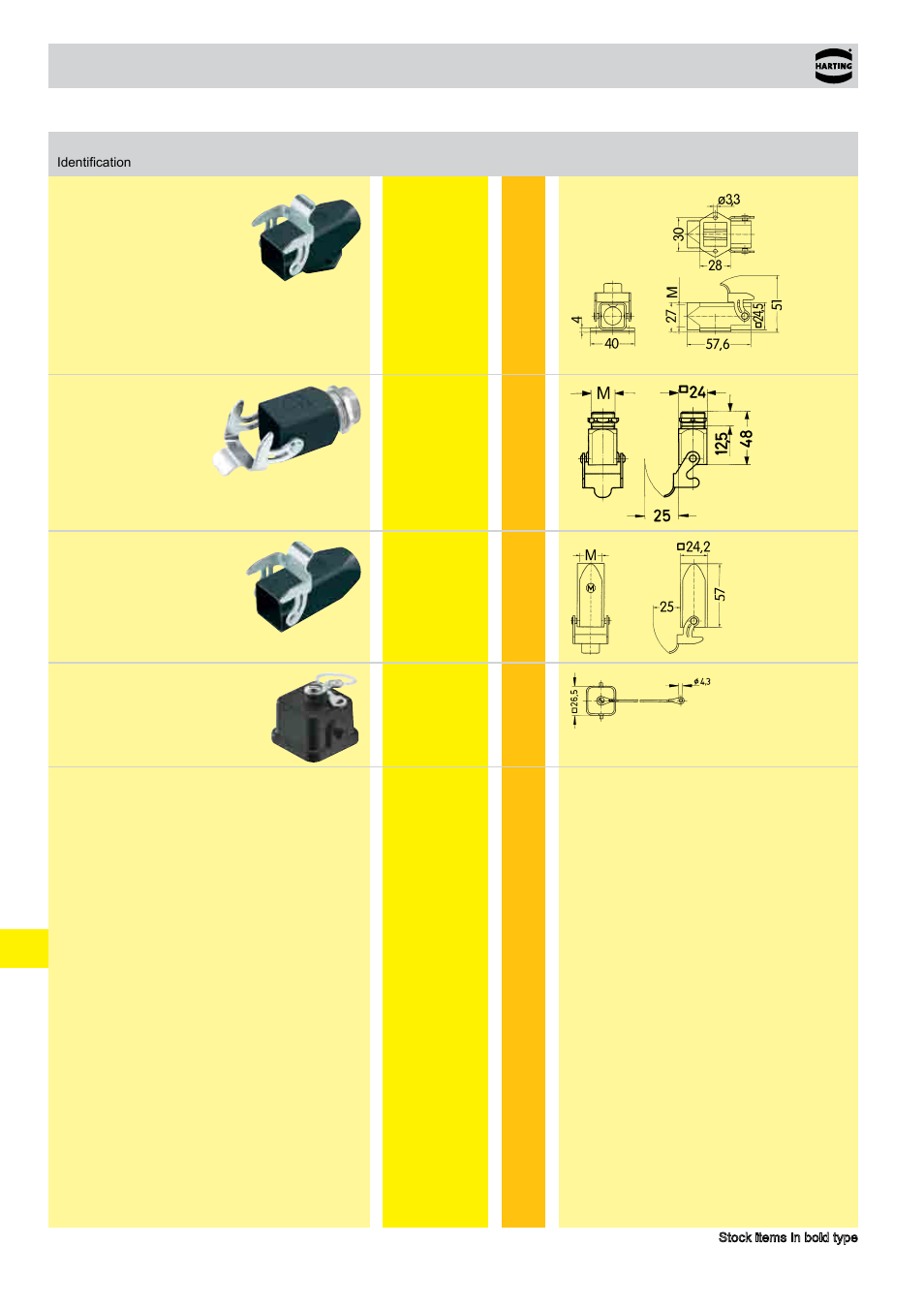 Hoods/housings han, Size 3 a | Northern Connectors Harting HAN Industrial Rectangular Connectors User Manual | Page 350 / 536