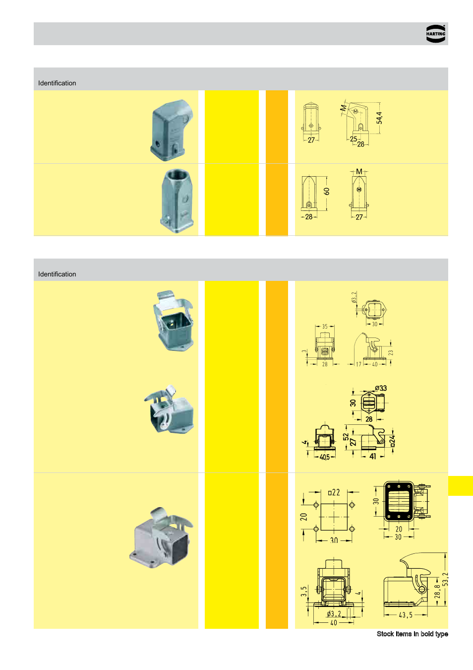 Han® emc, Hoods/housings han, Size 3 a | Northern Connectors Harting HAN Industrial Rectangular Connectors User Manual | Page 351 / 536