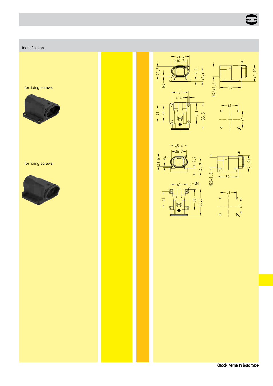 Hoods/housings han, Size 3 a | Northern Connectors Harting HAN Industrial Rectangular Connectors User Manual | Page 355 / 536