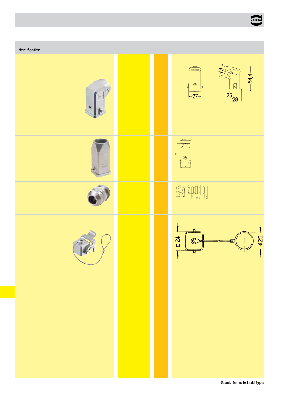 Han-inox, Standard hoods/housings han-inox, Size 3 a | Northern Connectors Harting HAN Industrial Rectangular Connectors User Manual | Page 358 / 536
