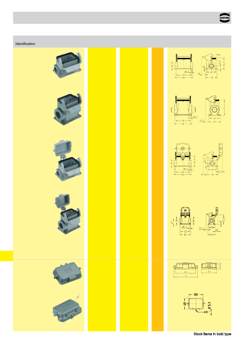 Standard hoods/housings han, Size 6 b | Northern Connectors Harting HAN Industrial Rectangular Connectors User Manual | Page 372 / 536