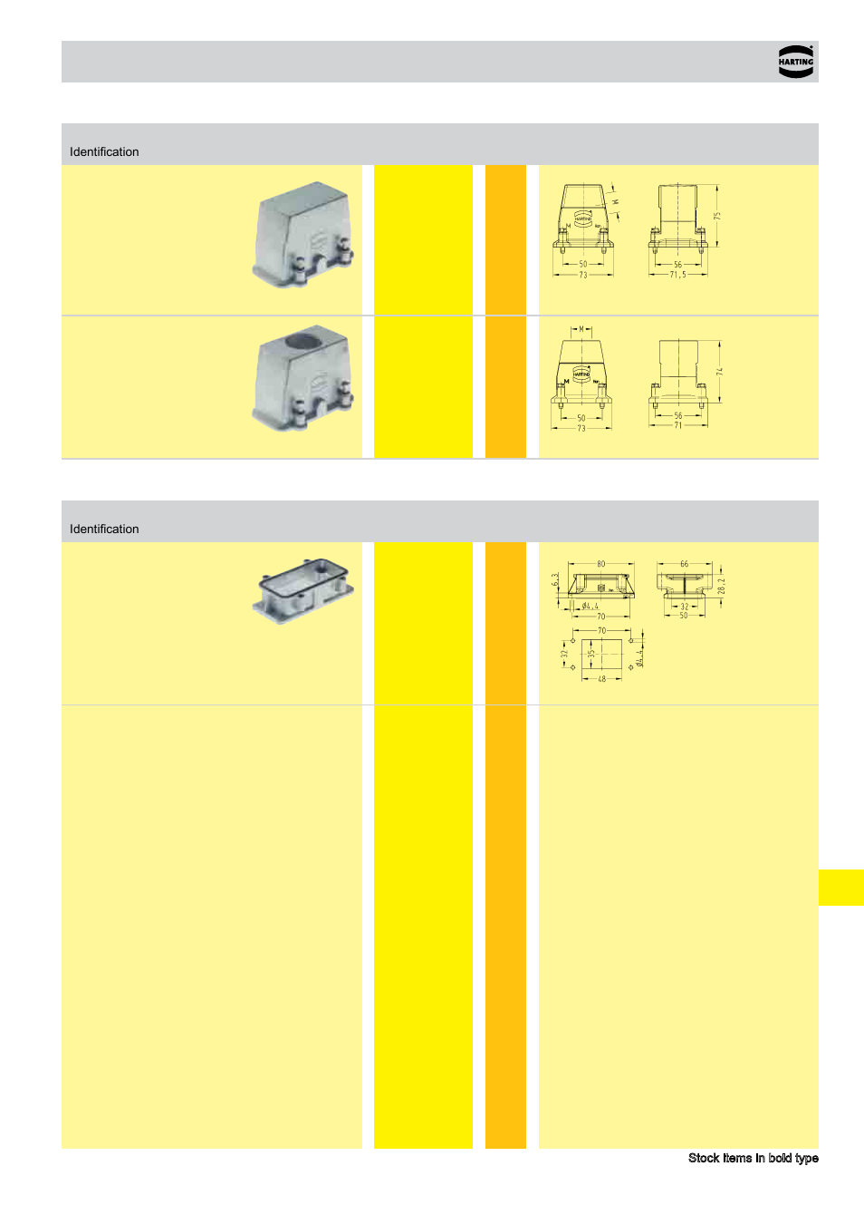 Han® emc, Hoods/housings han, Size 6 b | Northern Connectors Harting HAN Industrial Rectangular Connectors User Manual | Page 377 / 536