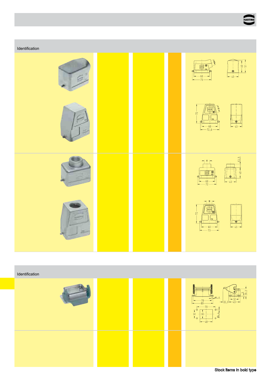 Han® emc/b, Emc/b, Hoods/housings han | Size 6 b | Northern Connectors Harting HAN Industrial Rectangular Connectors User Manual | Page 378 / 536