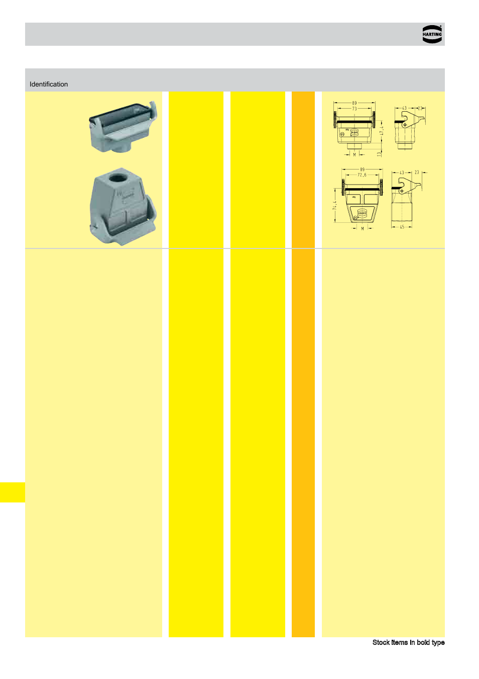 Standard hoods/housings han, Size 10 b | Northern Connectors Harting HAN Industrial Rectangular Connectors User Manual | Page 388 / 536