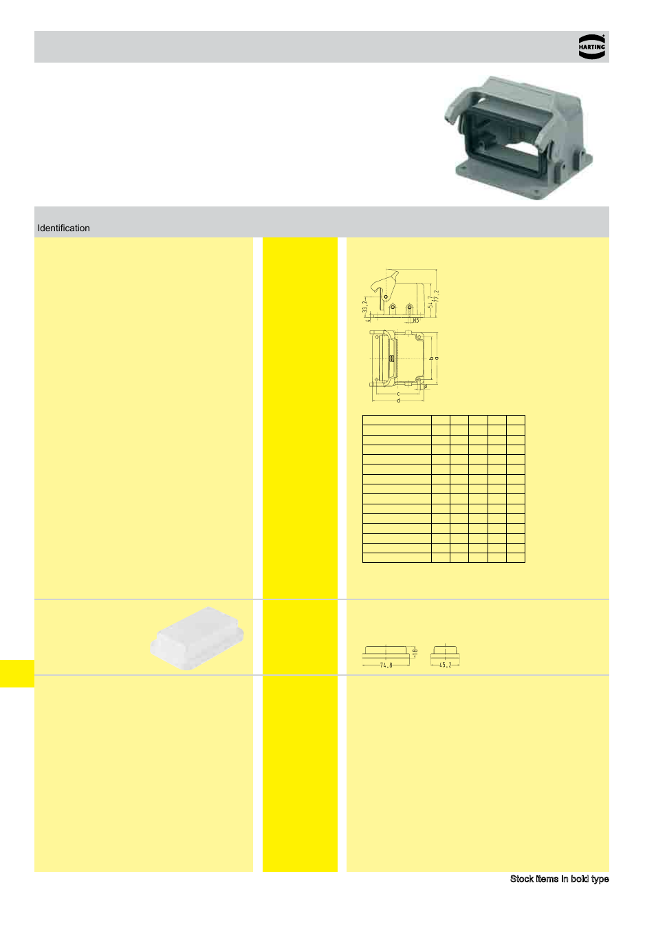 Han-drive, Housings for motor applications, Size 10 b | Northern Connectors Harting HAN Industrial Rectangular Connectors User Manual | Page 392 / 536