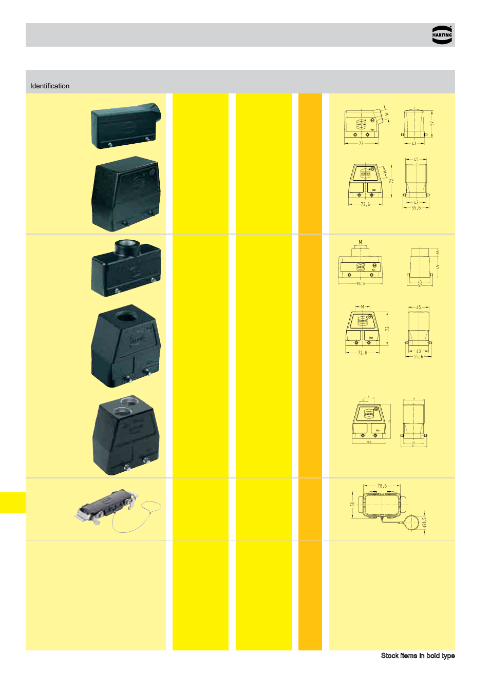 Han® m, Hoods/housings han, Size 10 b | Northern Connectors Harting HAN Industrial Rectangular Connectors User Manual | Page 394 / 536