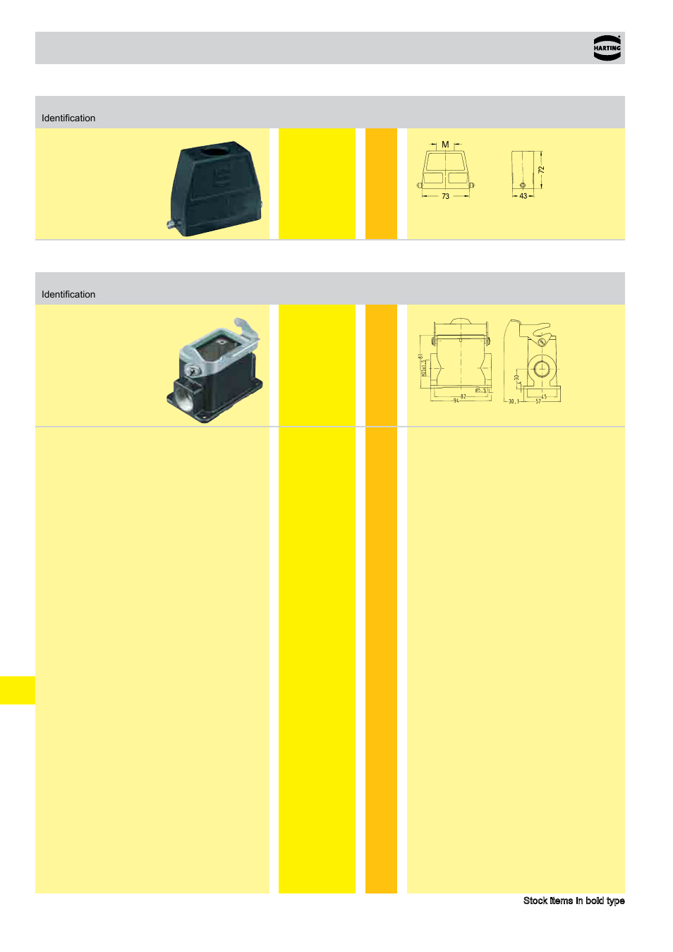 Hoods/housings han, Size 10 b | Northern Connectors Harting HAN Industrial Rectangular Connectors User Manual | Page 396 / 536