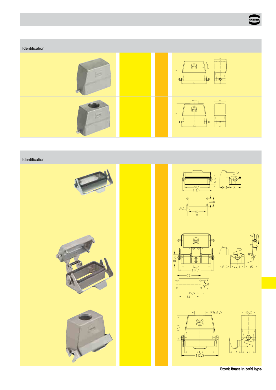 Han-inox, Standard hoods/housings han-inox, Size 10 b | Northern Connectors Harting HAN Industrial Rectangular Connectors User Manual | Page 403 / 536