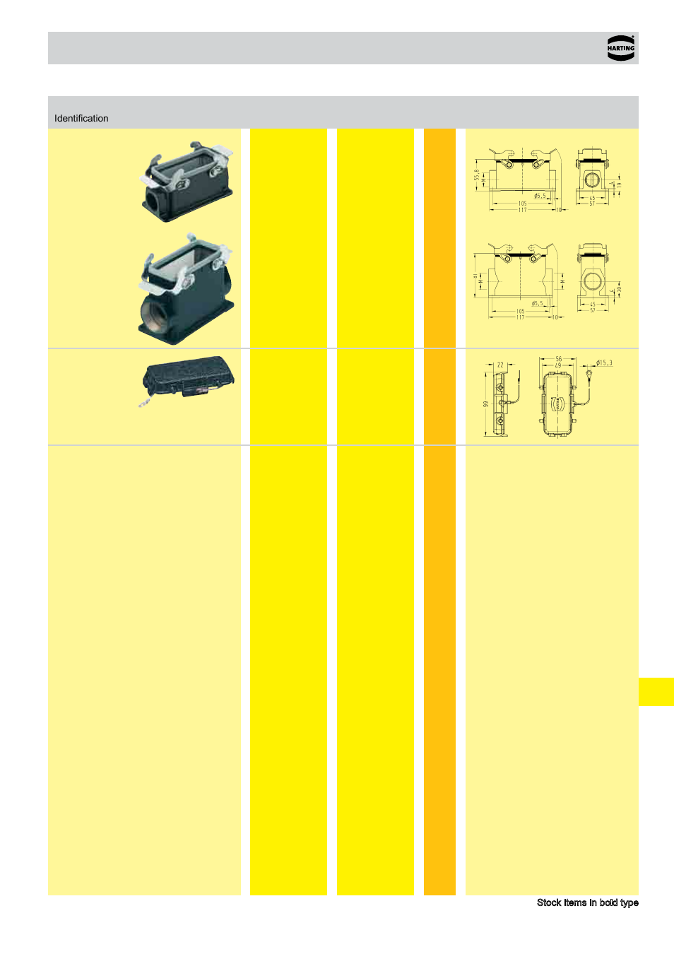 Hoods/housings han, Size 16 b | Northern Connectors Harting HAN Industrial Rectangular Connectors User Manual | Page 419 / 536