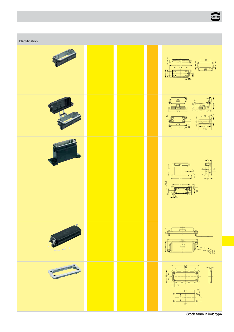 Hoods/housings han, Size 16 b | Northern Connectors Harting HAN Industrial Rectangular Connectors User Manual | Page 425 / 536