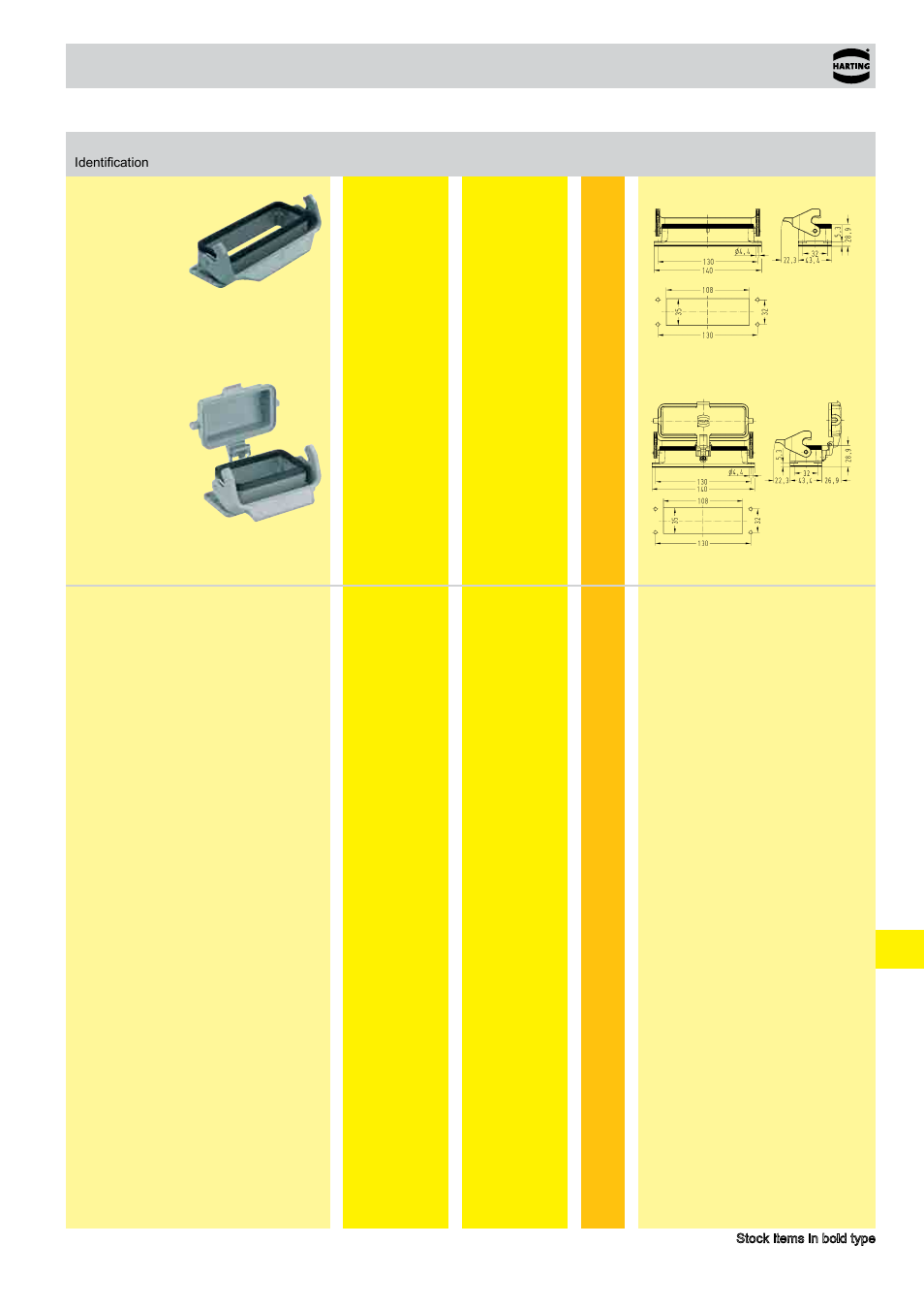 Standard hoods/housings han, Size 24 b | Northern Connectors Harting HAN Industrial Rectangular Connectors User Manual | Page 431 / 536