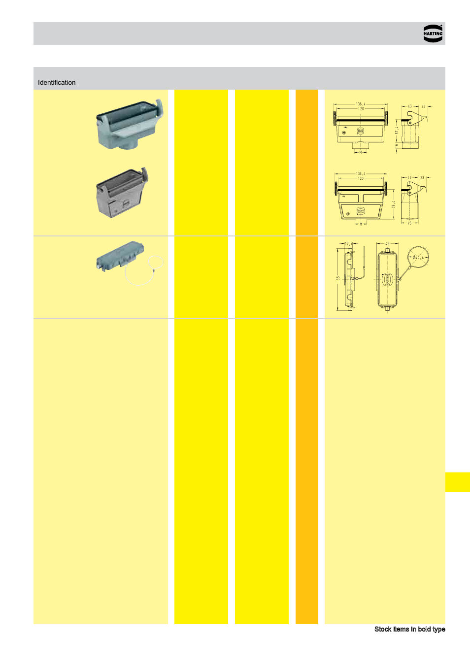 Standard hoods/housings han, Size 24 b | Northern Connectors Harting HAN Industrial Rectangular Connectors User Manual | Page 433 / 536