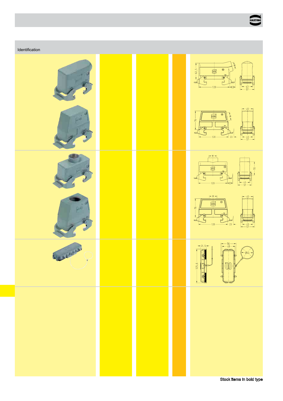 Standard hoods/housings han, Size 24 b | Northern Connectors Harting HAN Industrial Rectangular Connectors User Manual | Page 434 / 536