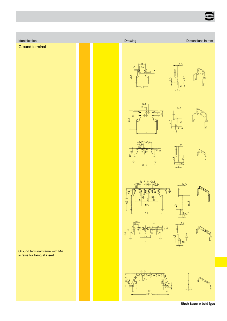 Clamps, Accessories | Northern Connectors Harting HAN Industrial Rectangular Connectors User Manual | Page 479 / 536