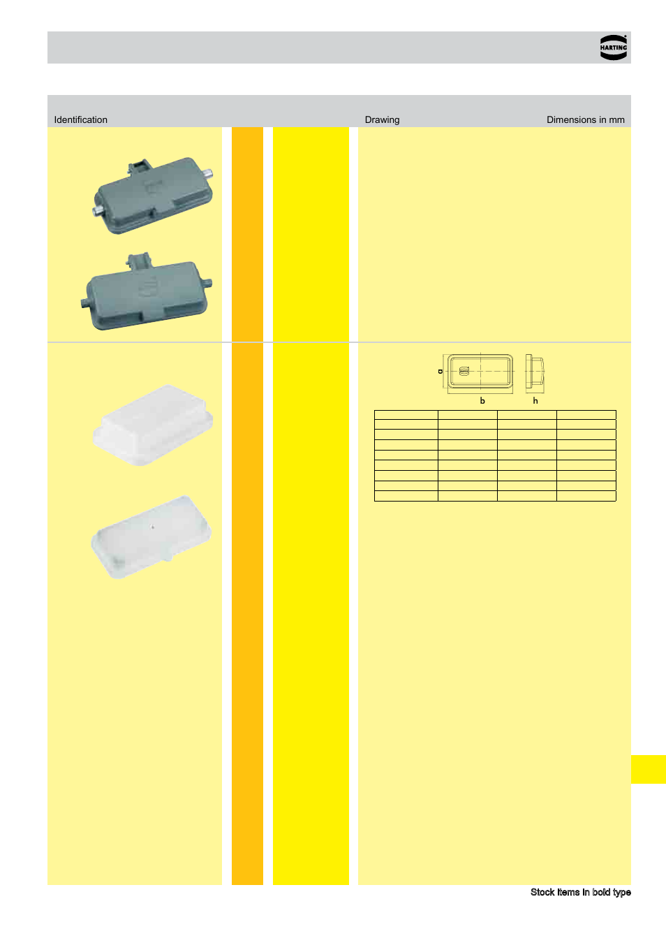 Protection covers, Gaskets, seals, Accessories | Northern Connectors Harting HAN Industrial Rectangular Connectors User Manual | Page 485 / 536