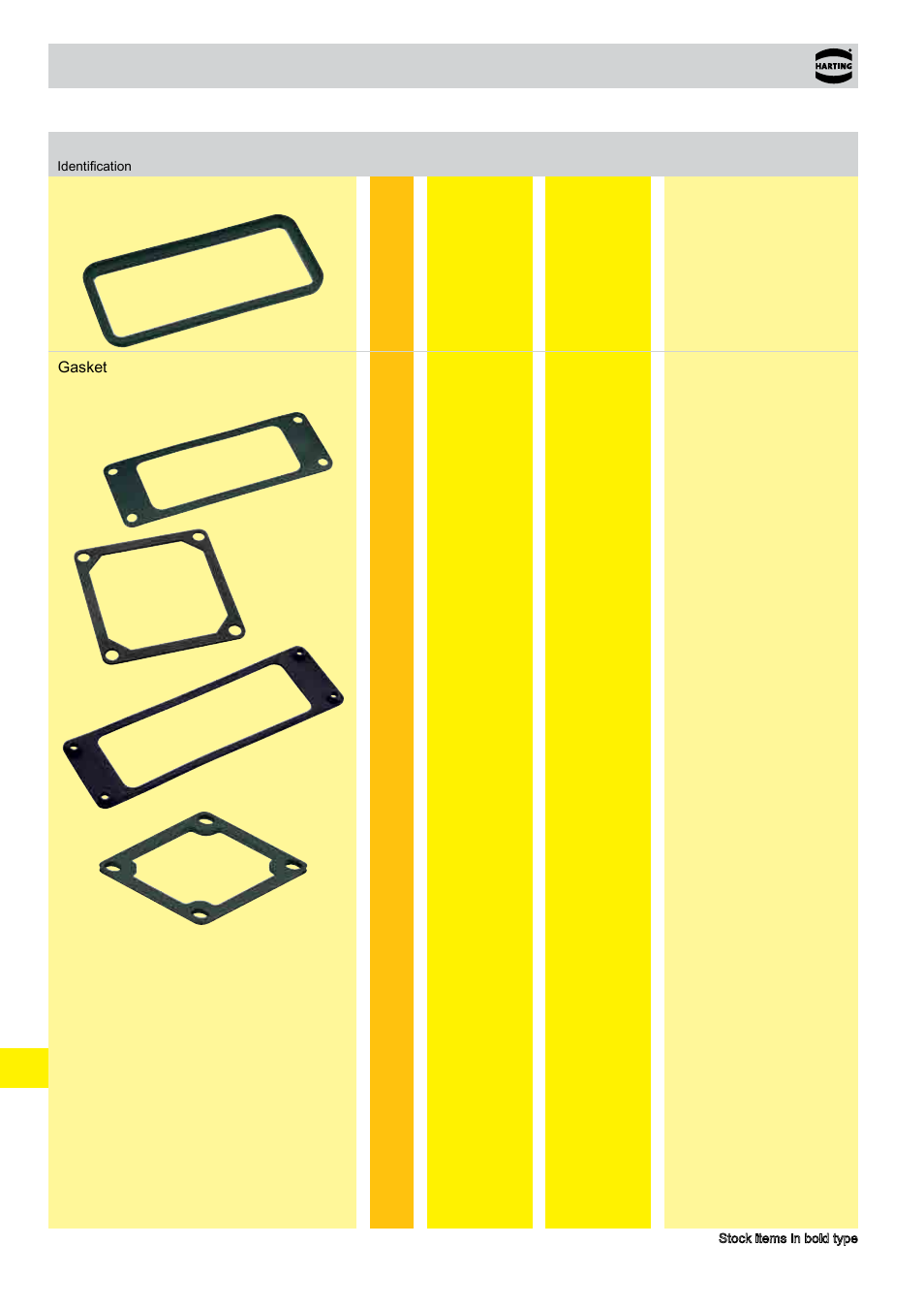 Gaskets, seals, Accessories | Northern Connectors Harting HAN Industrial Rectangular Connectors User Manual | Page 486 / 536