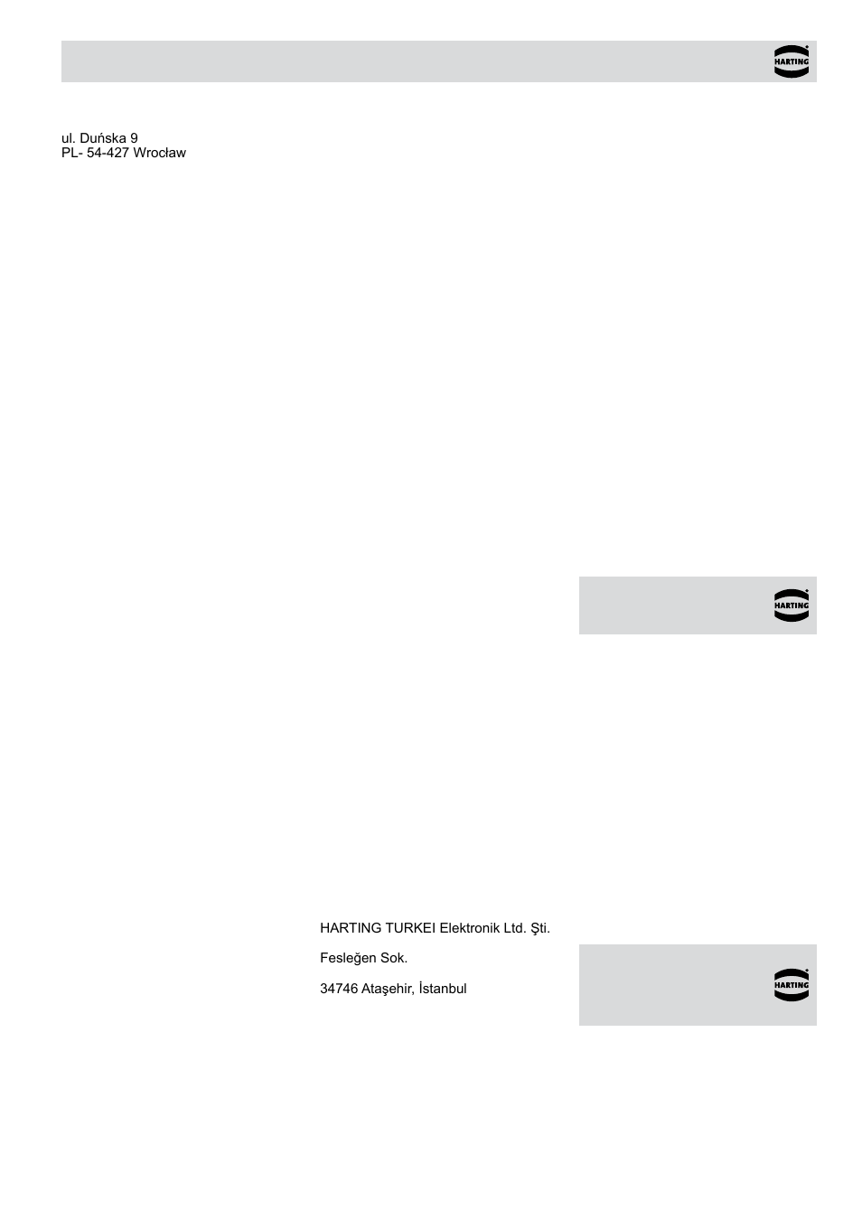 Sales network – worldwide, Distributors – worldwide, Other countries and general contact | Northern Connectors Harting HAN Industrial Rectangular Connectors User Manual | Page 535 / 536