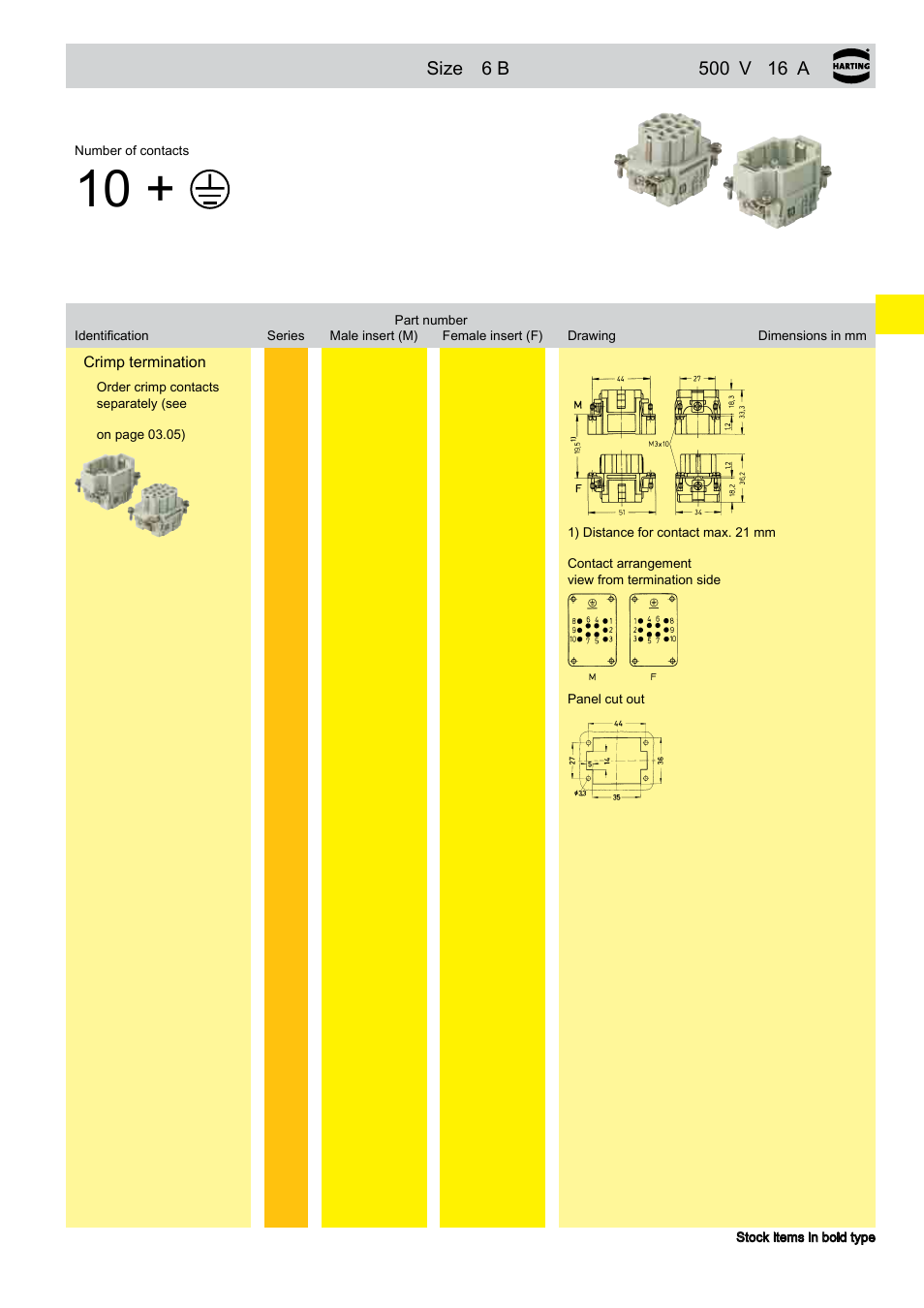 Han® 10 ee, 10 ee | Northern Connectors Harting HAN Industrial Rectangular Connectors User Manual | Page 81 / 536