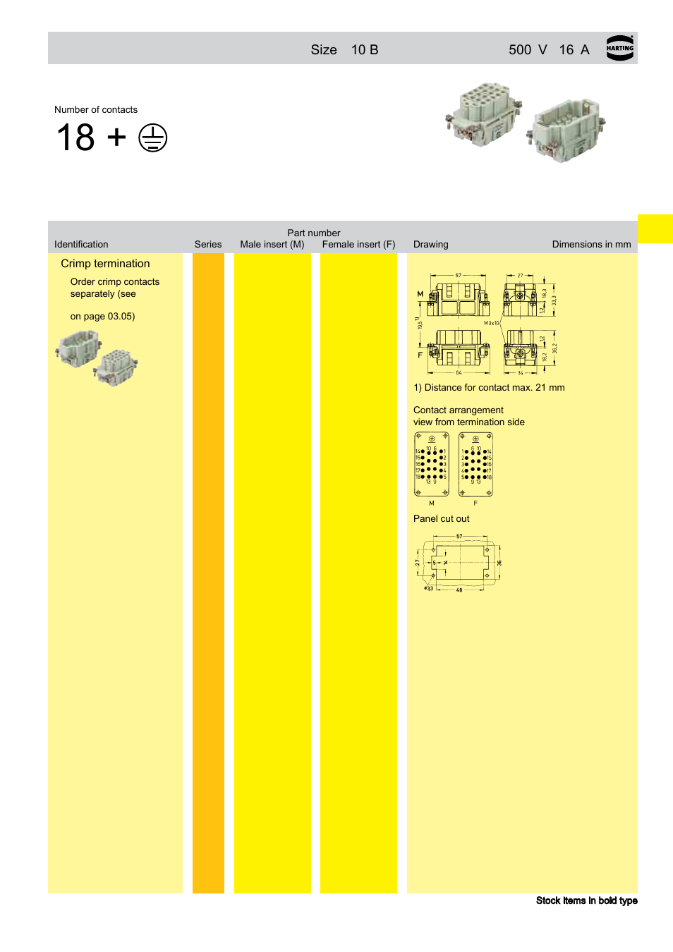 Han® 18 ee, 18 ee | Northern Connectors Harting HAN Industrial Rectangular Connectors User Manual | Page 83 / 536