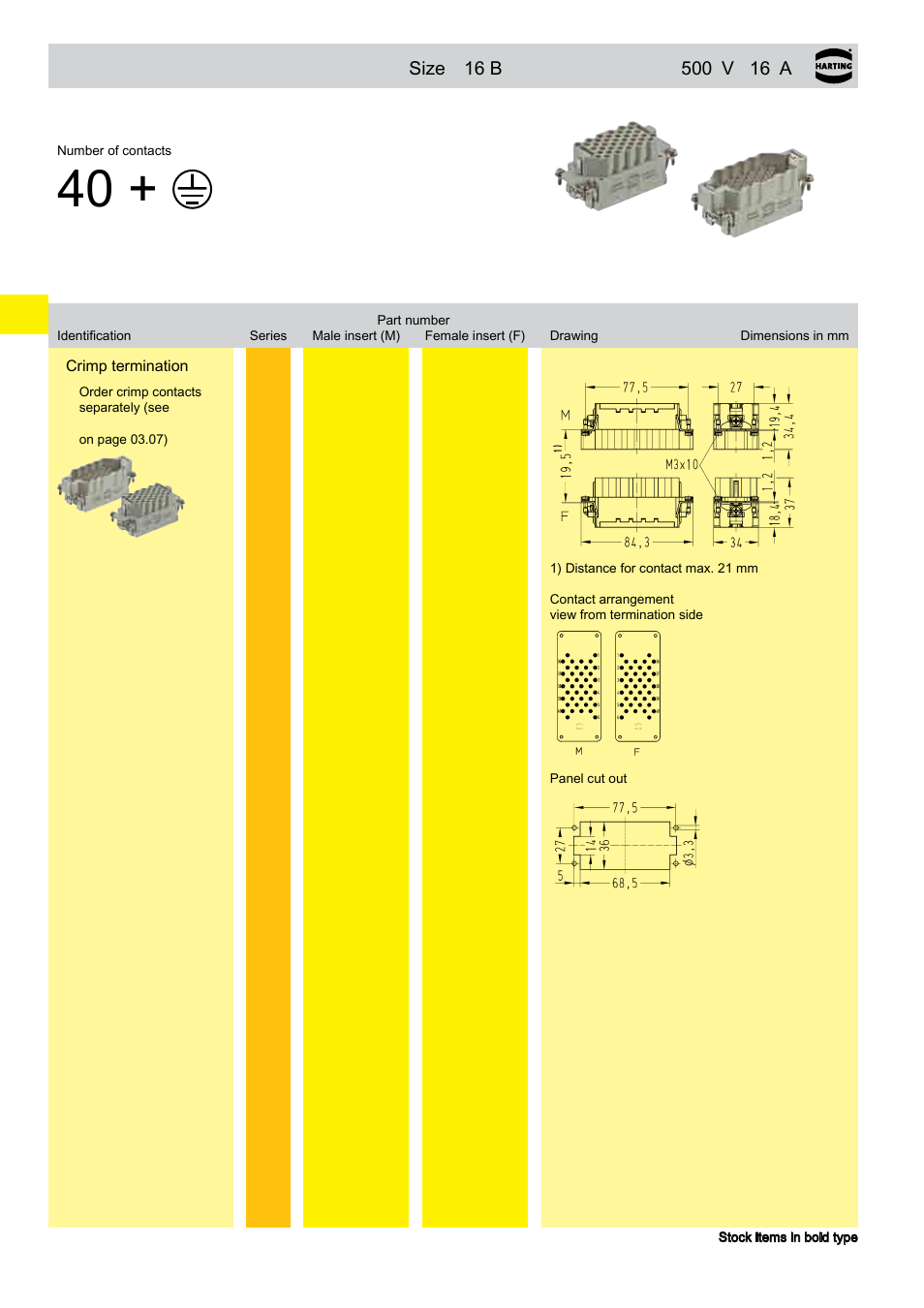 Han® 40 eee, 40 eee | Northern Connectors Harting HAN Industrial Rectangular Connectors User Manual | Page 86 / 536