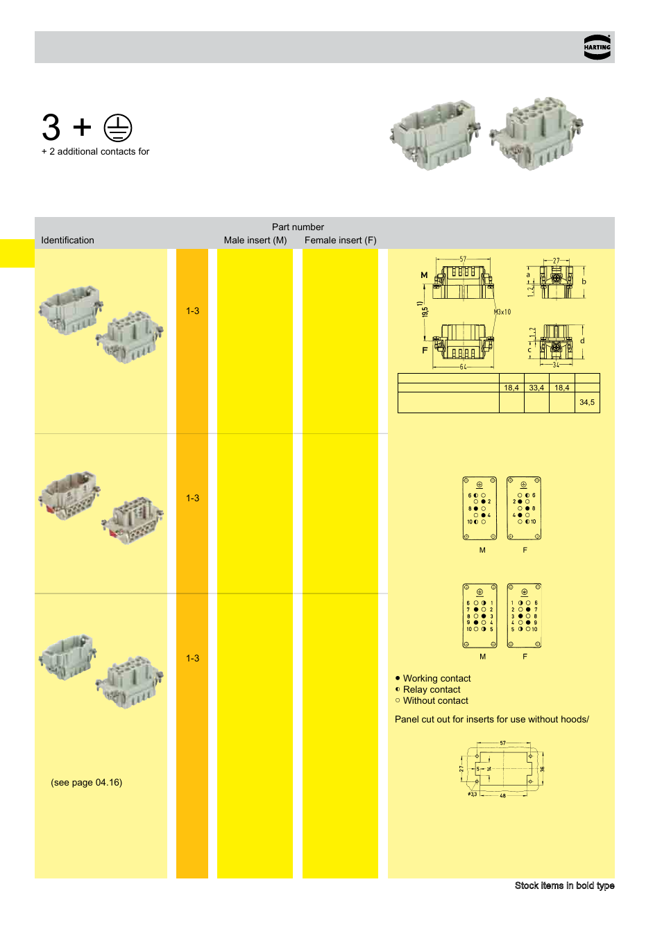 3 hv e/es | Northern Connectors Harting HAN Industrial Rectangular Connectors User Manual | Page 98 / 536