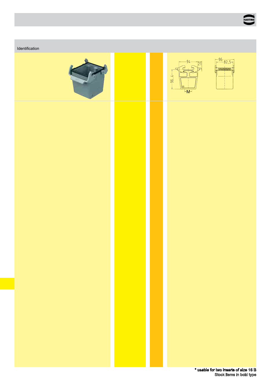 Standard hoods/housings han, Size 32 b | Northern Connectors Harting HAN Industrial Rectangular Connectors User Manual | Page 106 / 108