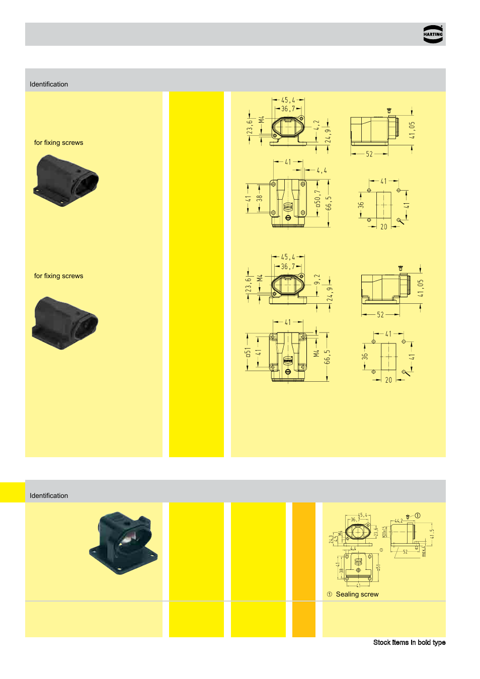 Hoods/housings han, Size 3 a | Northern Connectors Harting HAN Industrial Rectangular Connectors User Manual | Page 14 / 108