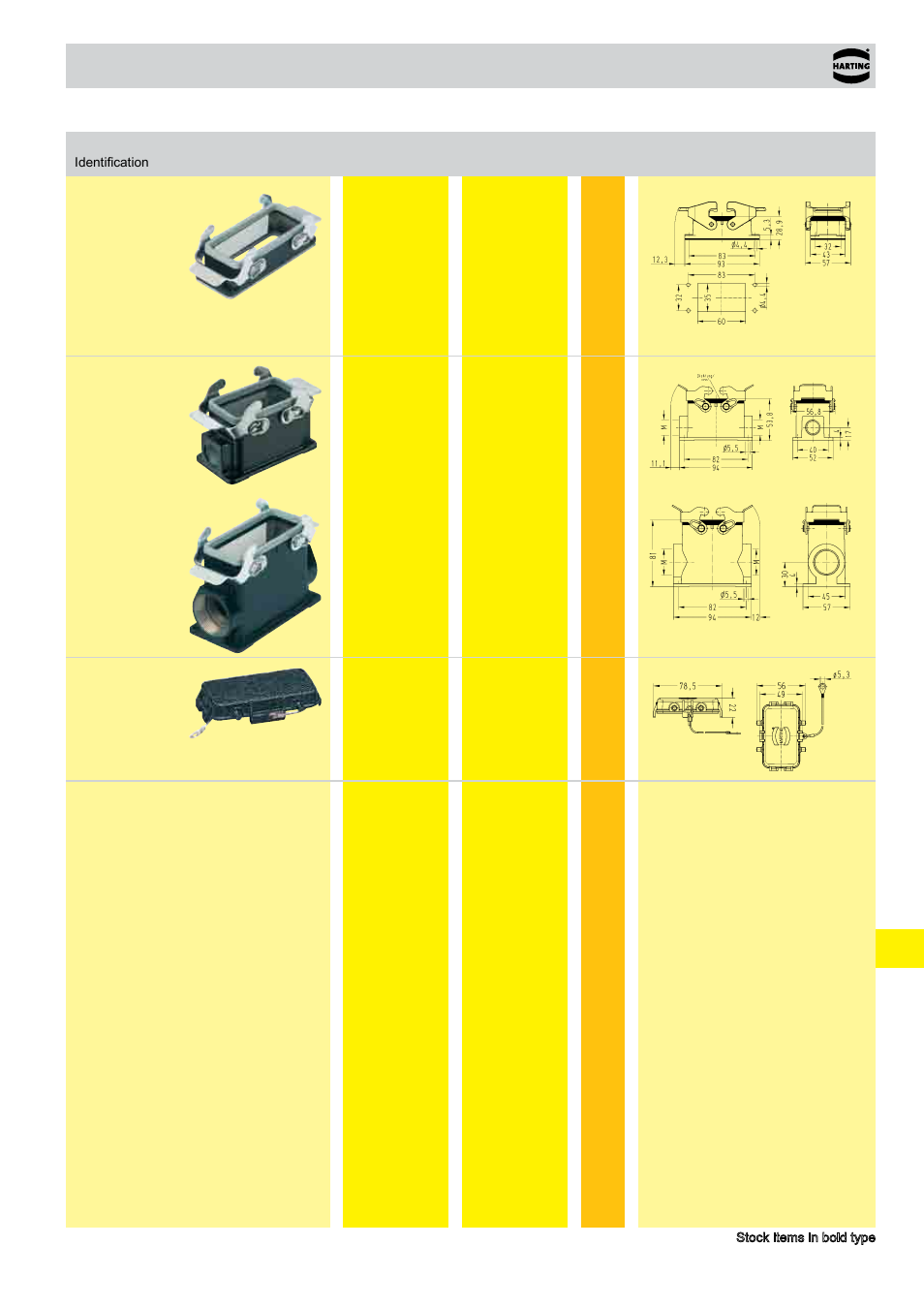 Hoods/housings han, Size 10 b | Northern Connectors Harting HAN Industrial Rectangular Connectors User Manual | Page 55 / 108