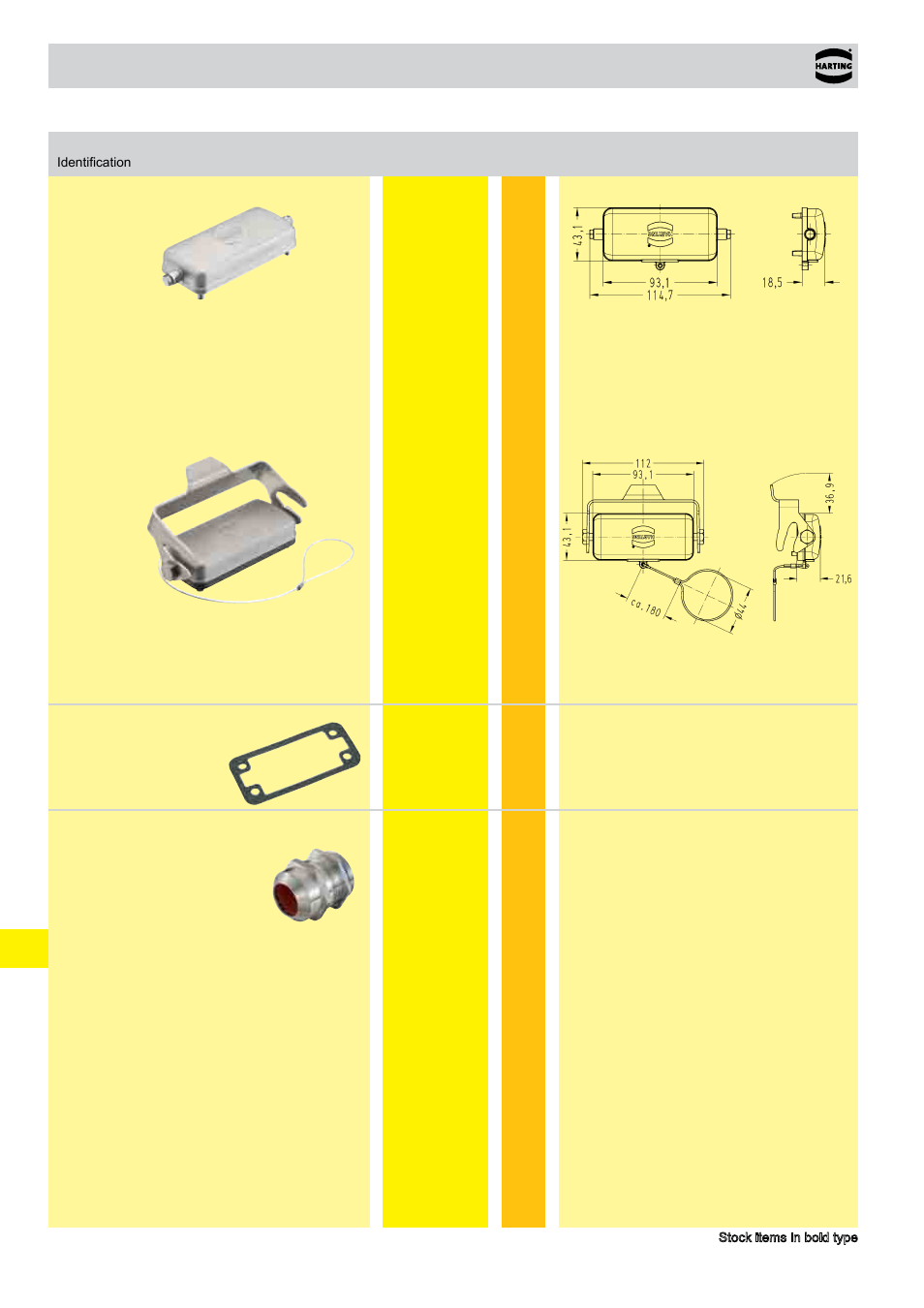 Standard hoods/housings han-inox, Size 10 b | Northern Connectors Harting HAN Industrial Rectangular Connectors User Manual | Page 64 / 108