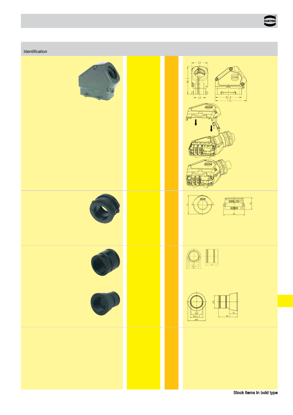 Easy hood, Hoods/housings han, Size 16 b | Northern Connectors Harting HAN Industrial Rectangular Connectors User Manual | Page 77 / 108