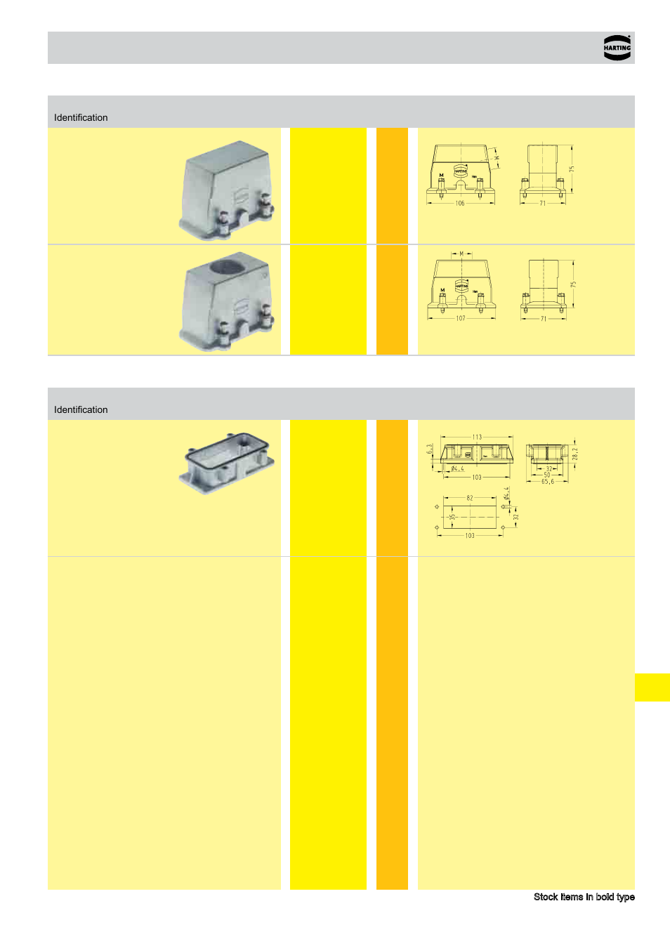 Hoods/housings han, Size 16 b | Northern Connectors Harting HAN Industrial Rectangular Connectors User Manual | Page 81 / 108