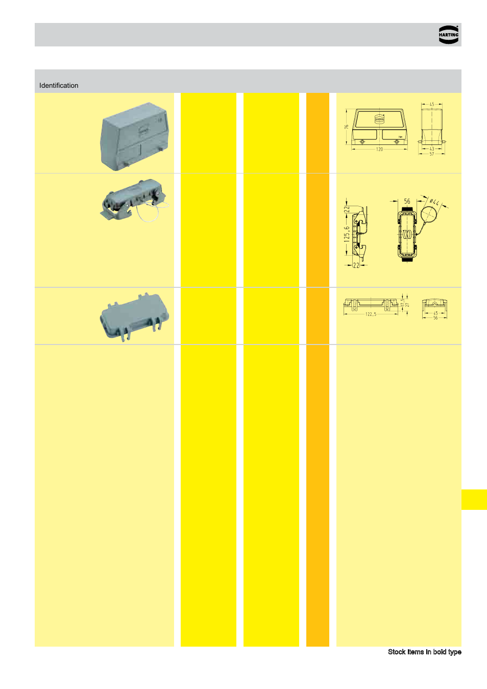 Standard hoods/housings han, Size 24 b | Northern Connectors Harting HAN Industrial Rectangular Connectors User Manual | Page 87 / 108