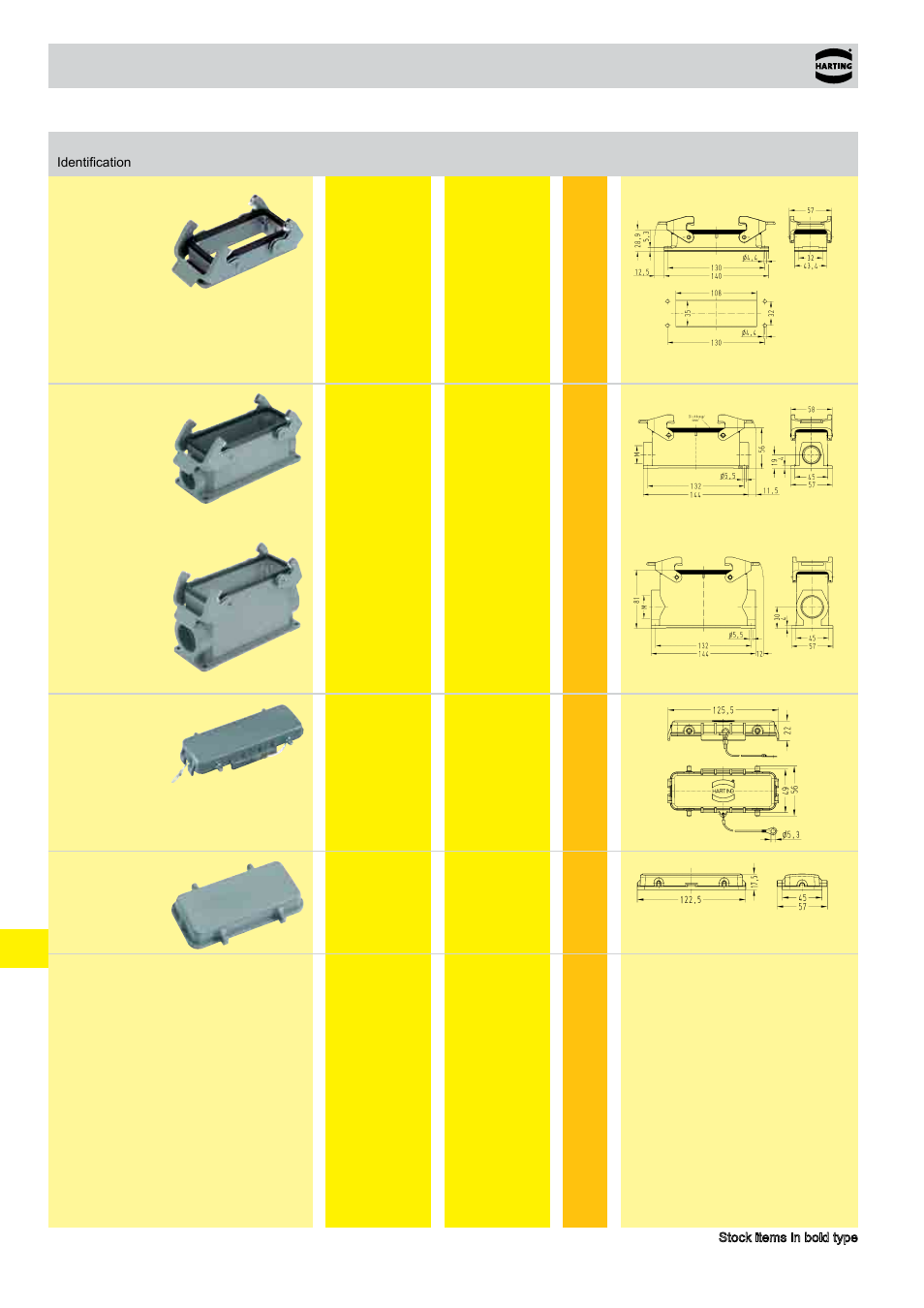 Standard hoods/housings han, Size 24 b | Northern Connectors Harting HAN Industrial Rectangular Connectors User Manual | Page 88 / 108