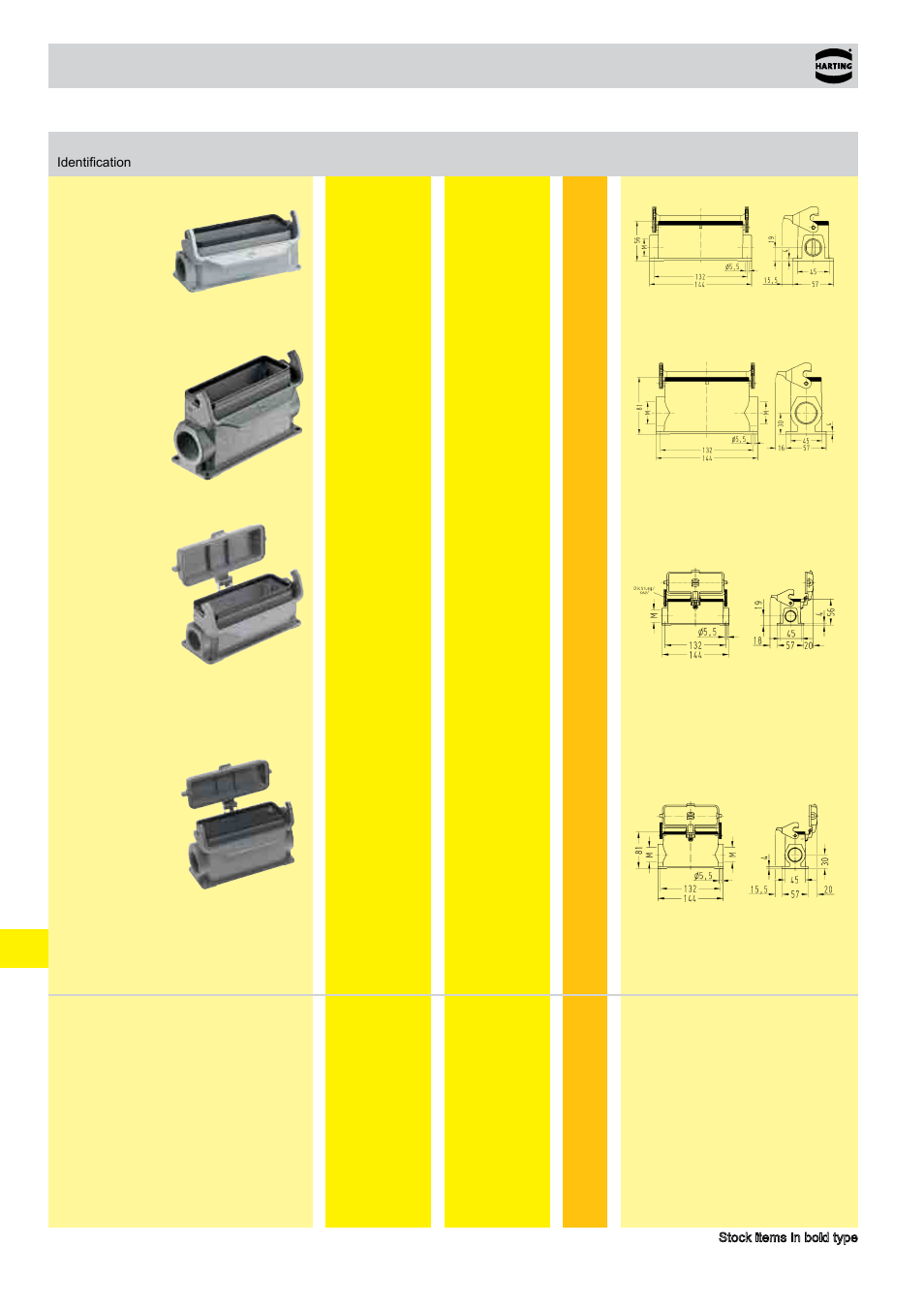 Standard hoods/housings han, Size 24 b | Northern Connectors Harting HAN Industrial Rectangular Connectors User Manual | Page 92 / 108