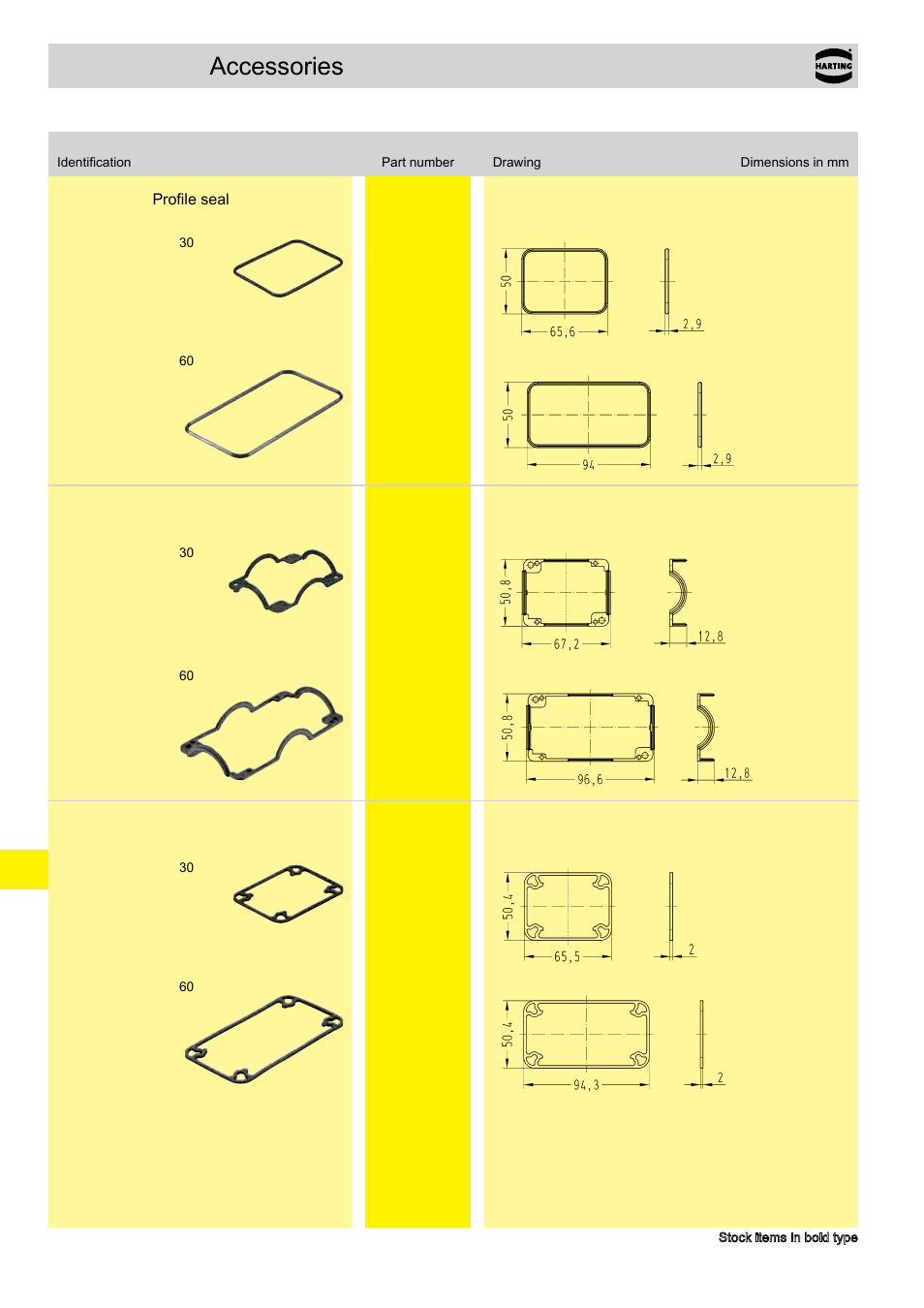 Han- yellock, Accessories | Northern Connectors Harting Han-Yellock Industrial Connectors User Manual | Page 36 / 38