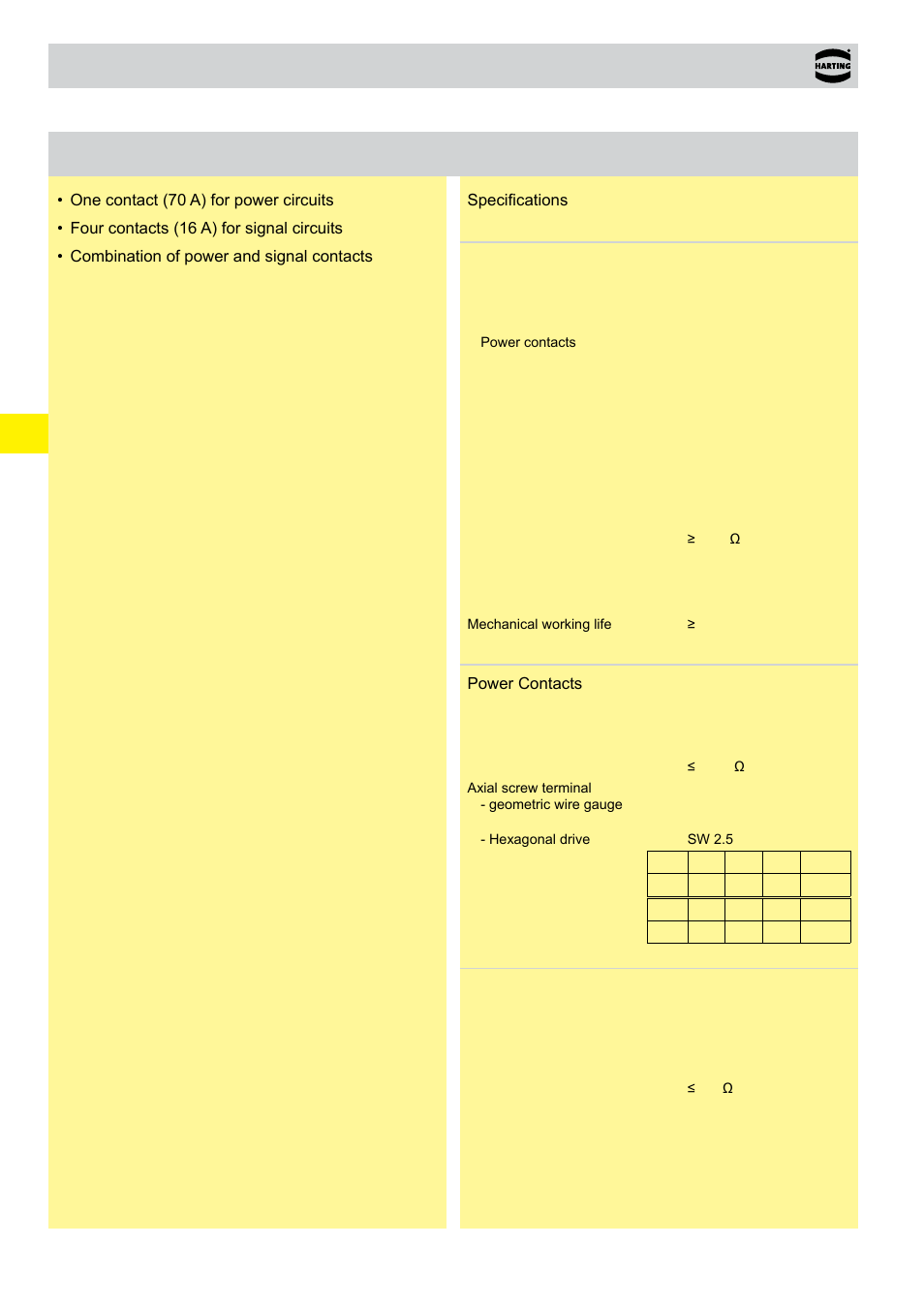 70 a hybrid module, Han-modular | Northern Connectors Harting Han-Modular Connectors User Manual | Page 38 / 124