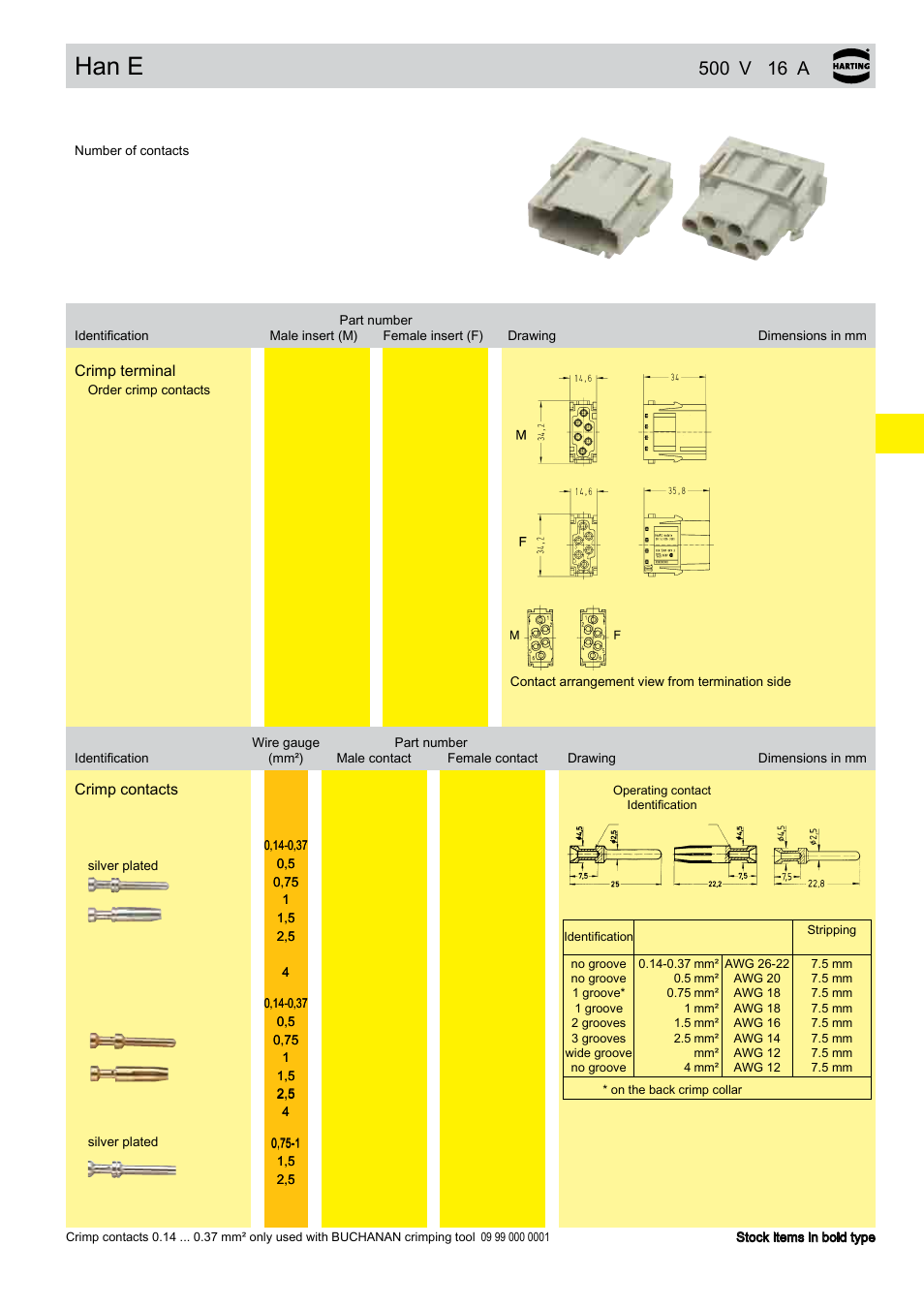 Han e, Module | Northern Connectors Harting Han-Modular Connectors User Manual | Page 53 / 124