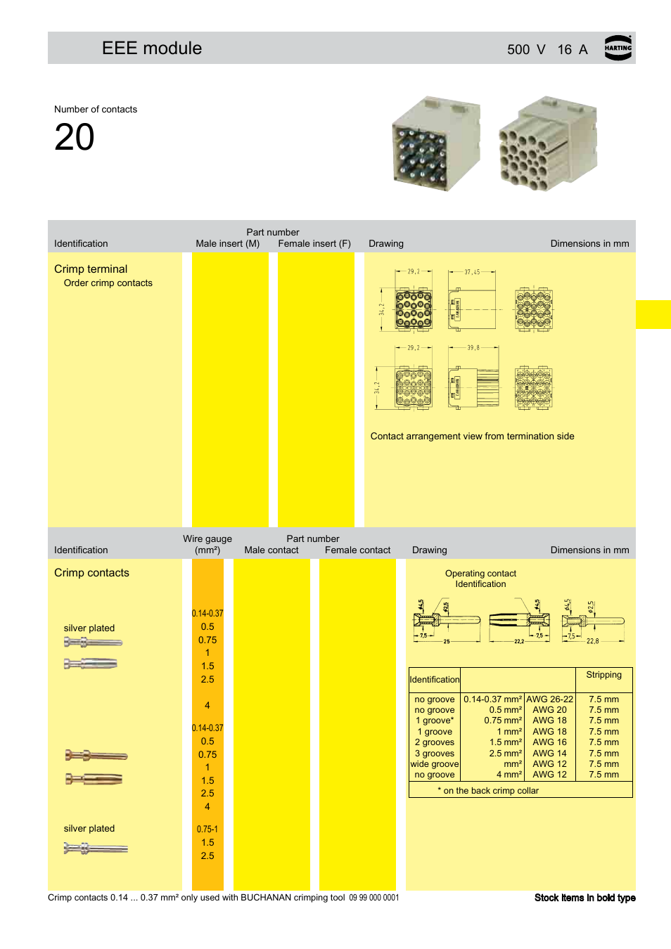 Eee module | Northern Connectors Harting Han-Modular Connectors User Manual | Page 63 / 124