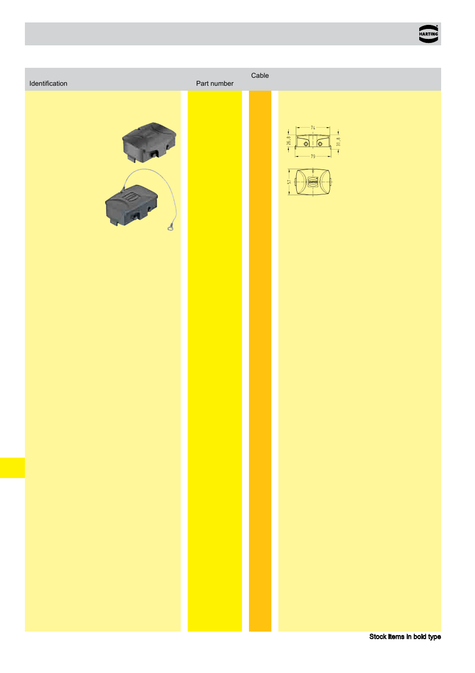 Han-eco, Hoods/housings | Northern Connectors Harting Han-Eco Industrial Connectors User Manual | Page 10 / 26