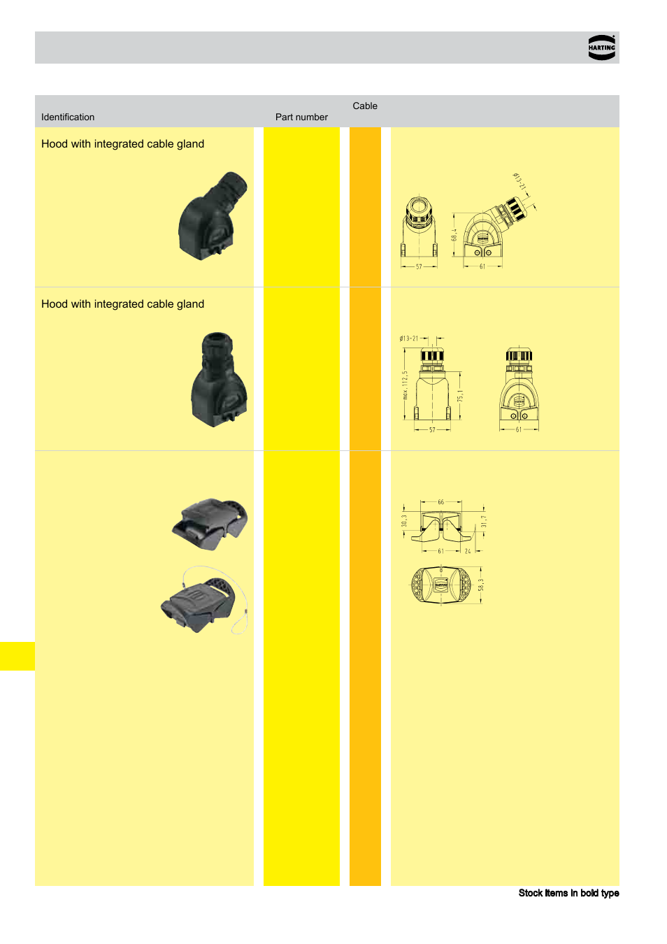 Han-eco, Hoods/housings 6 b, Hoods/housings | Northern Connectors Harting Han-Eco Industrial Connectors User Manual | Page 4 / 26