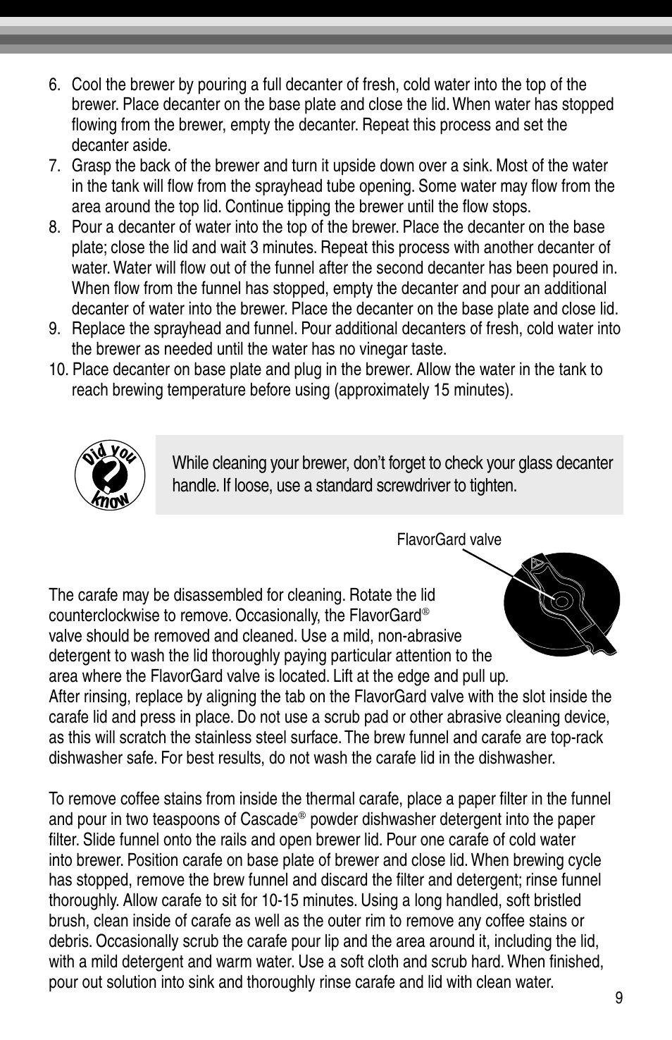 Bunn BTX-B User Manual | Page 11 / 16