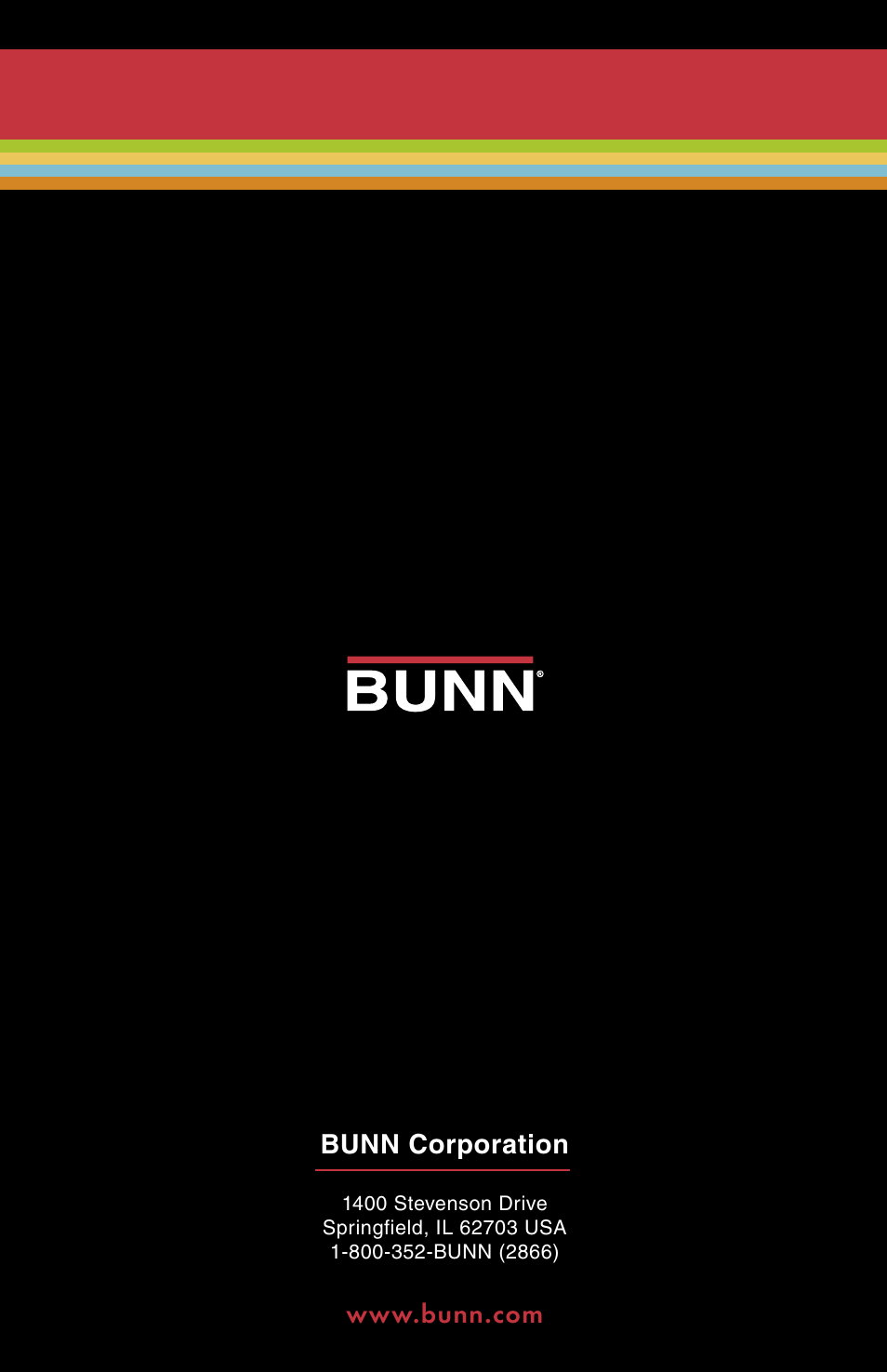 Bunn corporation | Bunn BTX-B User Manual | Page 16 / 16