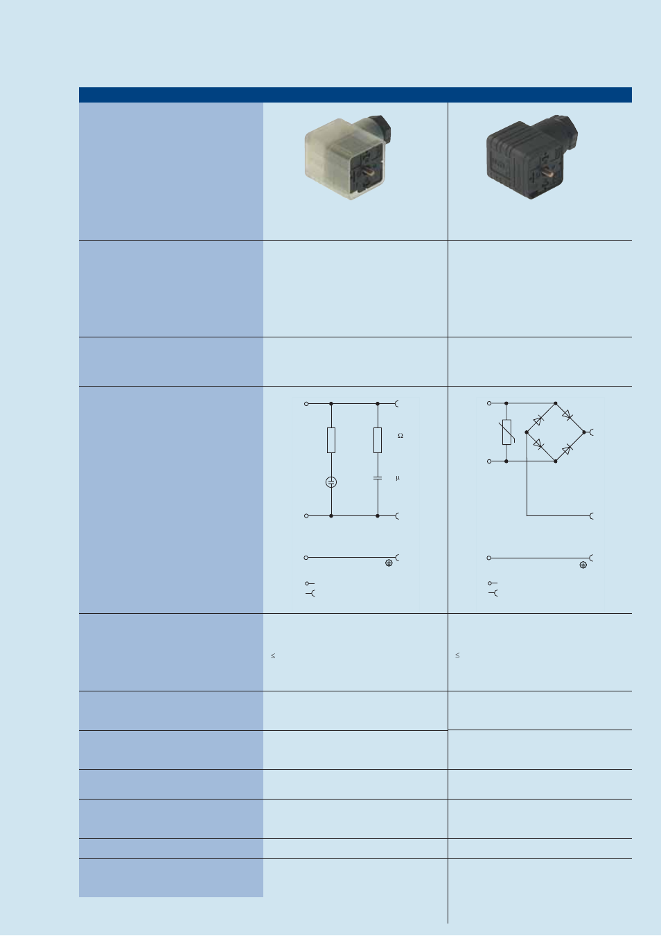 Rectangular connectors gdm-series | Northern Connectors Hirschmann GDM-Series Valve Connectors (DIN 43650) User Manual | Page 47 / 111