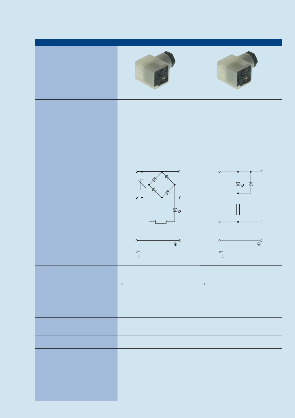 Rectangular connectors gdm-series | Northern Connectors Hirschmann GDM-Series Valve Connectors (DIN 43650) User Manual | Page 49 / 111